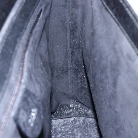 GUCCI Hand Bag Leather Outlet Black Auth ep11833 - Picture 13 of 16